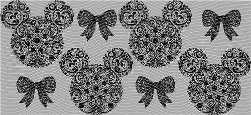 16oz black and white-B 25